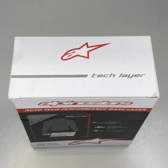 NEW ALPINESTARS T-Shirt Top Anthracite/Melange Gray Size L Race V3 Long Sleeve - Picture 13 of 13